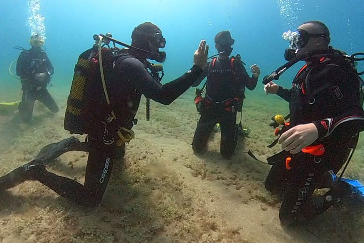 bautismo de buceo en Jávea